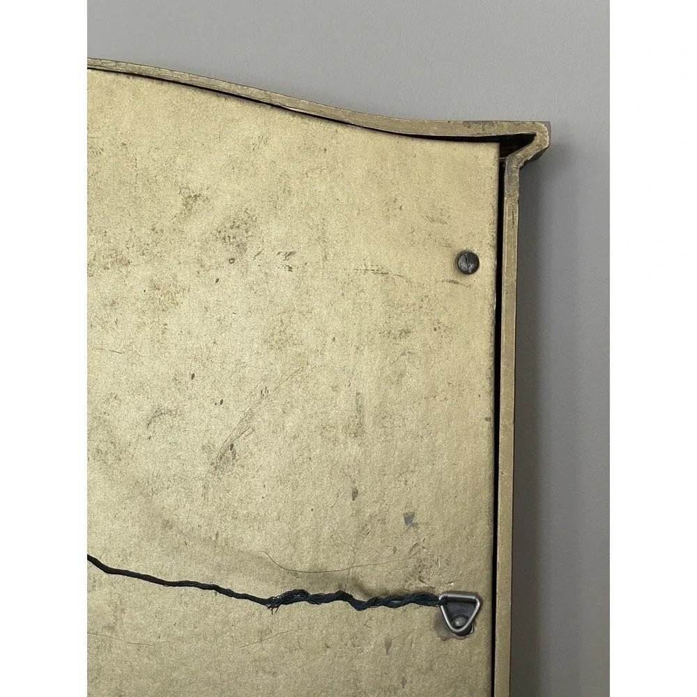 Vintage Syroco Mirror With Gold Frame 13 X 23